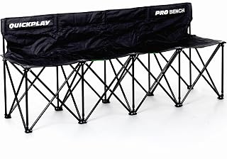 QUICKPLAY Pro Folding Team Bench - Portable Football Sideline Seating