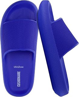 CUSHIONAIRE Men's Feather Pool Slide + Comfort