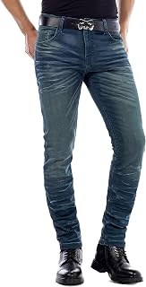 Cipo & Baxx Men's Jeans, Modern Denim, Distinctive Details, Versatile for Leisure and Urban Style