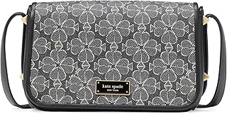 kate spade new york Liv Spade Flower Coated Canvas Small Flap Crossbody, Petit sac à bandoulière
