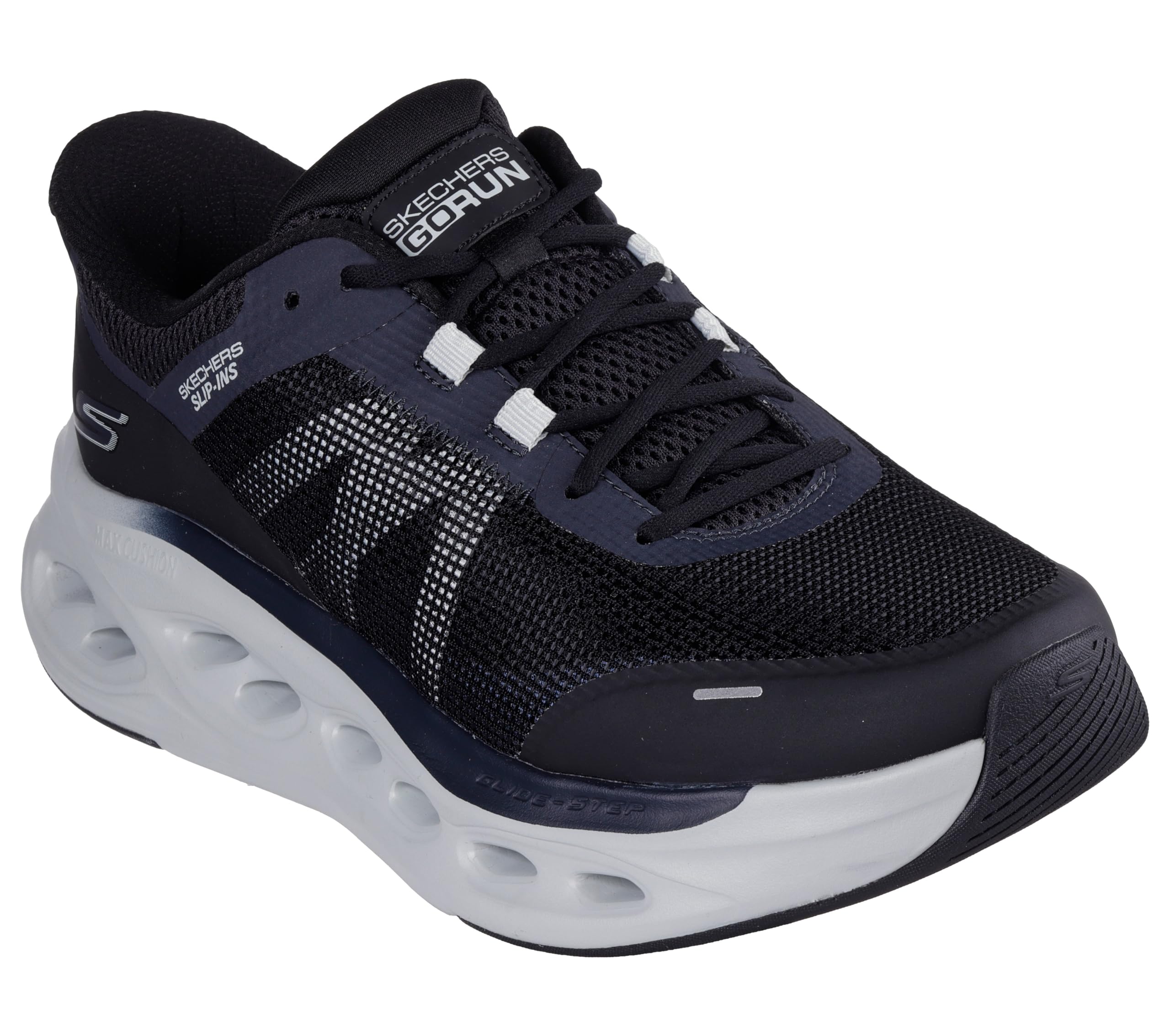 SKECHERS Men's Max Cushioning Glide Step Aberdeen Hands Free Slip-ins Sneaker Bo