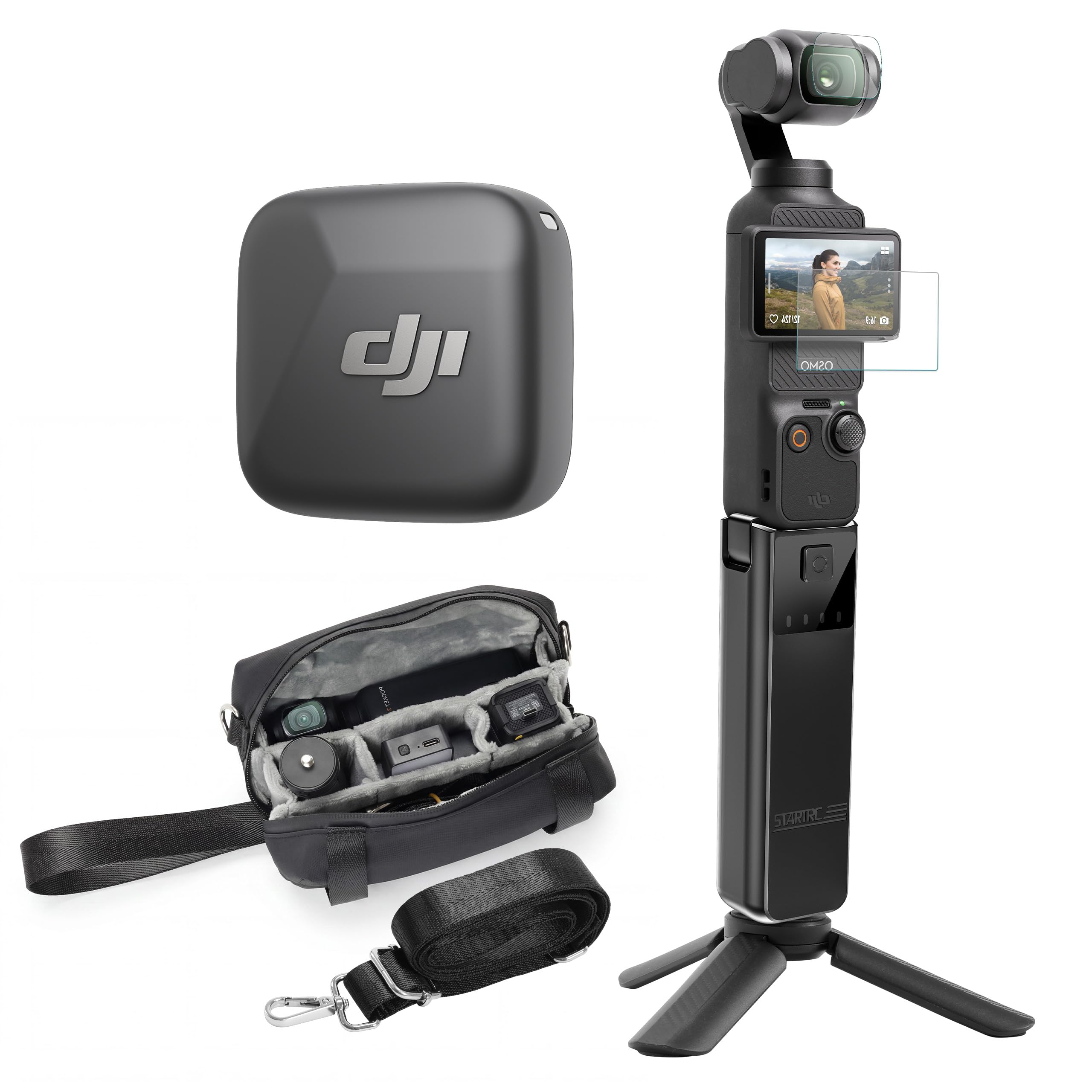 DJI Osmo Pocket 3 Enhanced Vlog Bundle, Vlogging Camera with 1'' CMOS | 4K/120fp