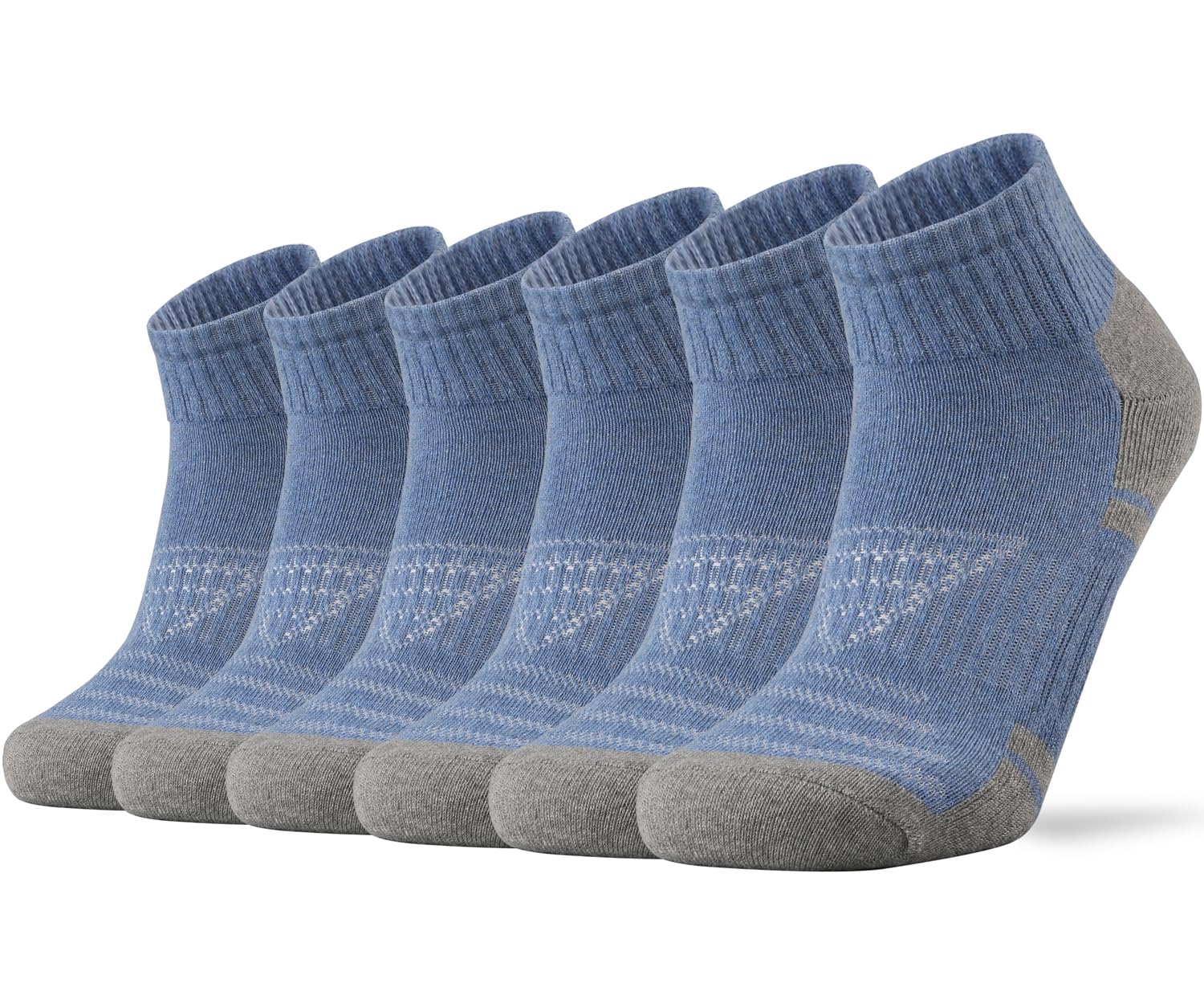 Ortis Cotton Moisture Wicking Mesh Ventilating Running Cushion Low Cut Socks for