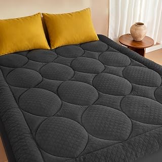BEDLORE Coprimaterasso queen size, rinfrescante in viscosa di bambù