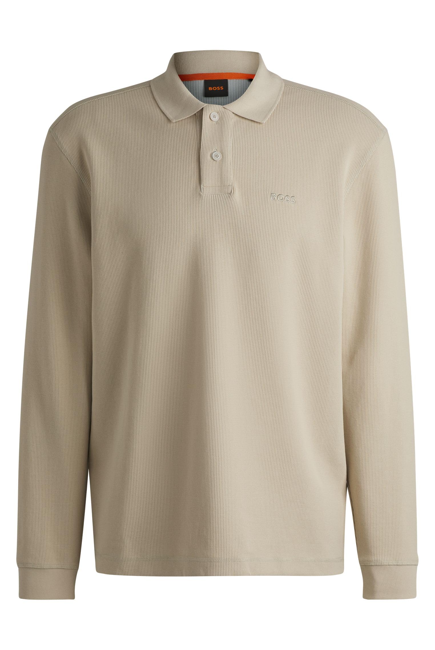 BOSS Men's Petempestolong Polo, Light Beige271,