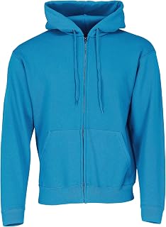 Fruit of the Loom Eversoft Fleece Hoodie Full Zip Breathable Breathable Size S-4x Men's Shirt (Pack of 1)