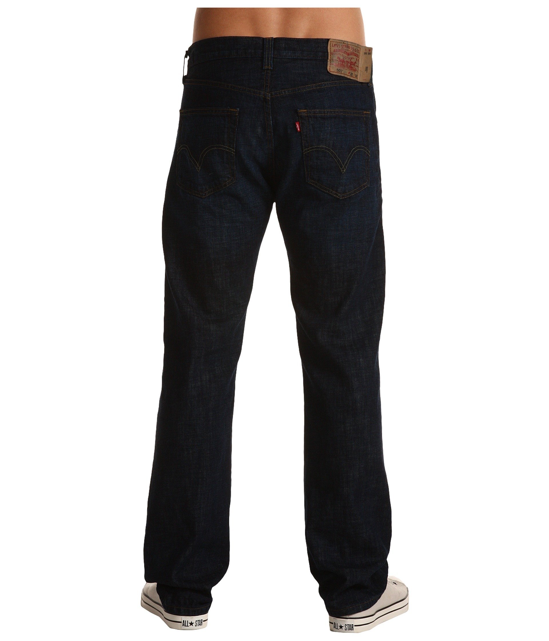 Levi's Herren Jeanshose 501 Original mit Knopfleiste, Straight Fit