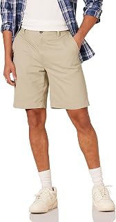 Amazon Essentials Homme Short Chino à Coupe Classique de 23cm avec Poches