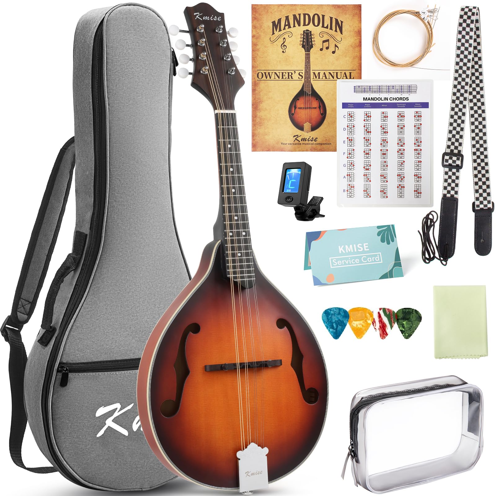 Mandolin Musical Instrument A Style, Acoustic Mandolins Instrument Kit Italian 8
