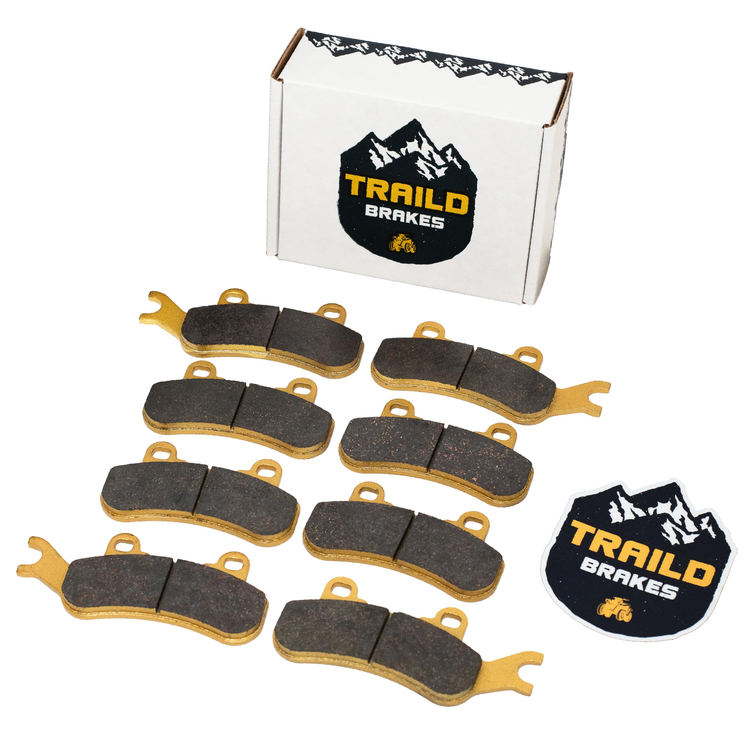 Traild Ceramic Brake Pads for Can-Am Maverick X3 2017-2026 Front & Rear | Fits M