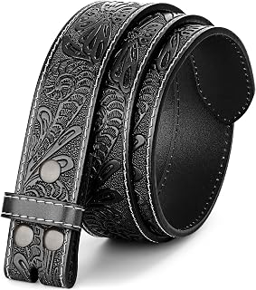 BELTROAD Western Ledergürtel Strap für Männer Frauen Cowboy Cowgirl Leder Herrengürtel für Jeans Geburtstag Weihnachten Gürtel Geschenke