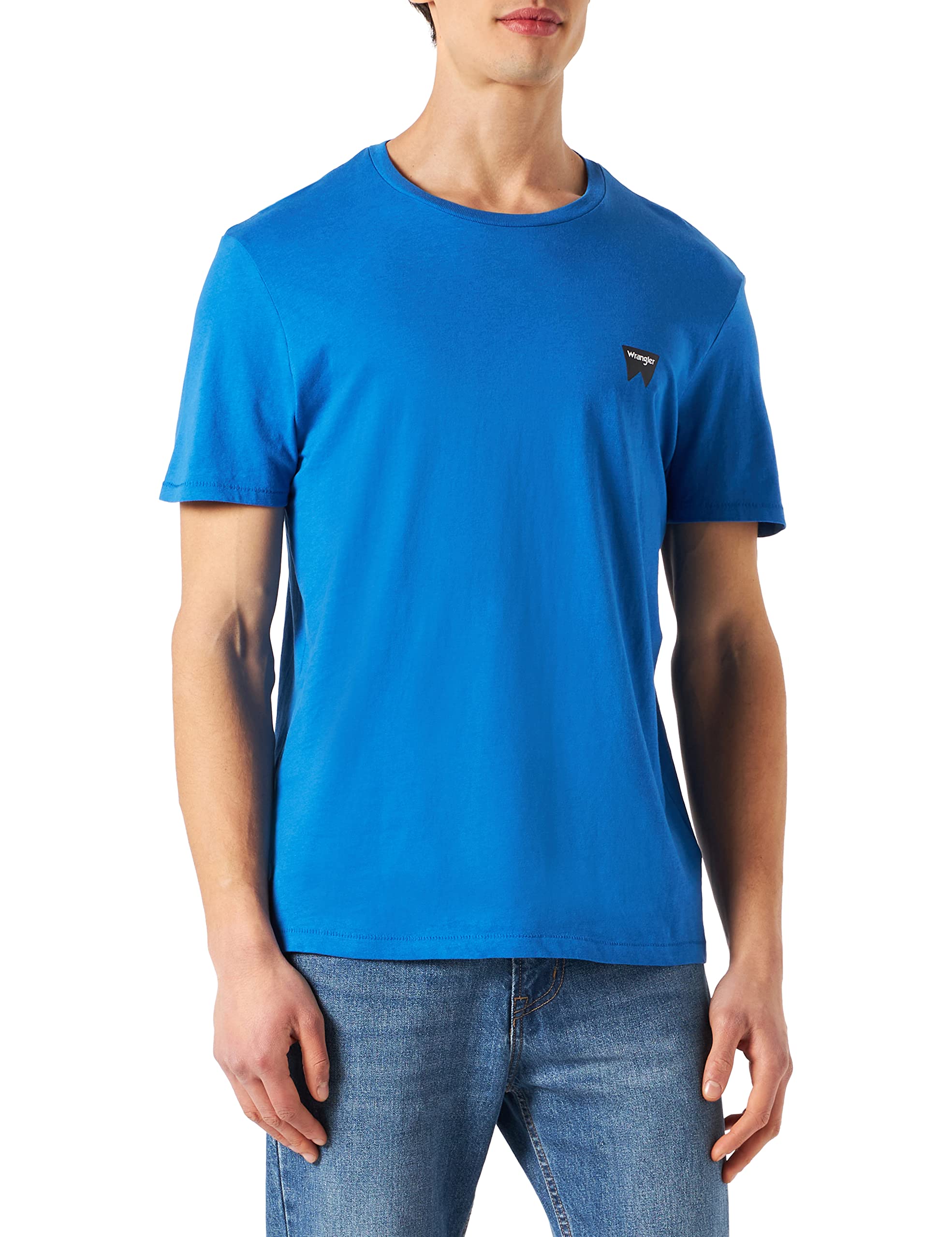 Wrangler - Men's T Shirt - Regular Fit - Sign Off Tee - Faded Black