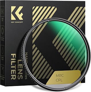 K&F CONCEPT 82mm Circular Polarizer Lens Filter with 28 Multi-Layer Coated | Ultra Slim High Definition Waterproof Scratch Resistant Polarizing Lens Filter(CPL) (Nano-X Series) FC701