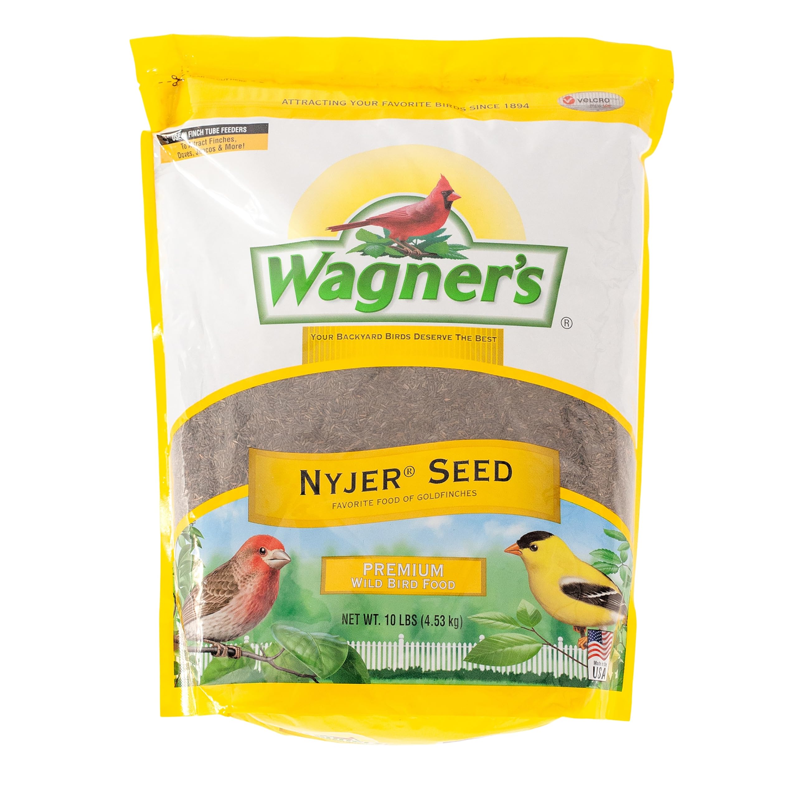 Wagner's 62050 Nyjer Seed Wild Bird Food, 10-Pound Bag