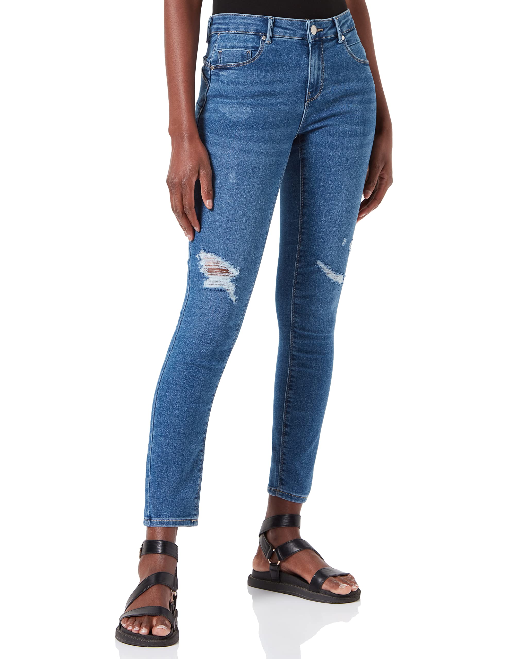 ONLY Onldaisy Reg Push Up SK ANK Dnm – Women's Jeans