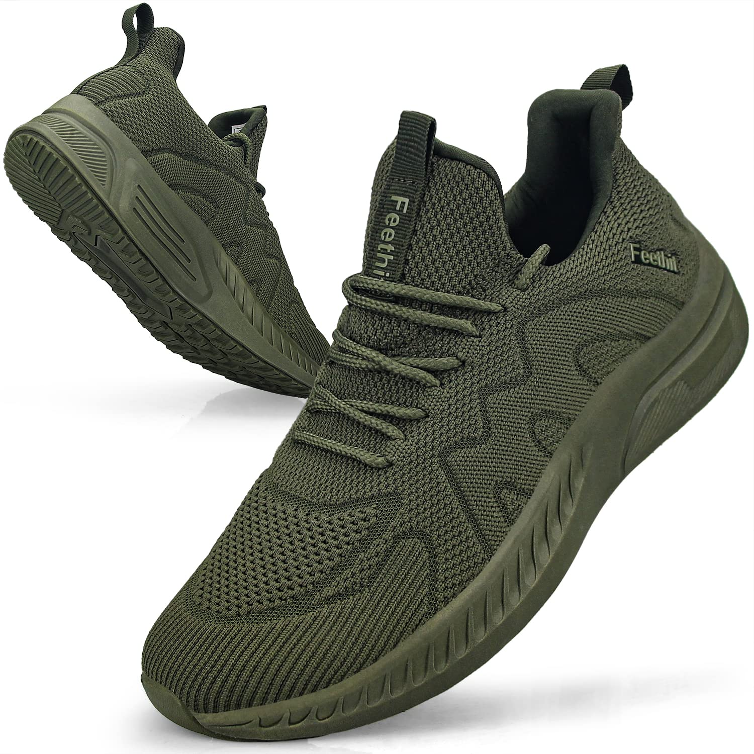 Feethit Men's Sneakers Running Running Gymnastics Walking Gym