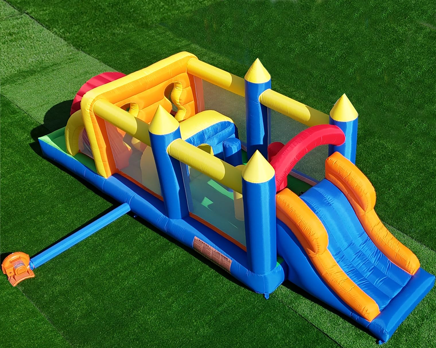 Bouncy Castle - 20.5FT(L) Extended Inflatable Obstacle Course Bounce House for K