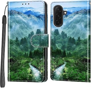 Cover for Samsung Galaxy A18 / A17 / A26 5G, Wallet PU Leather, Forest