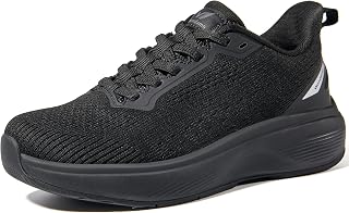 Wondamo Women's Walking Shoes Slip On (Runs Large: Order Size Down) Comfortable Rebound Running Tennis Shoes Lightweight Breathable Non Slip Supportive Casual Athletic Fashion Sneakers