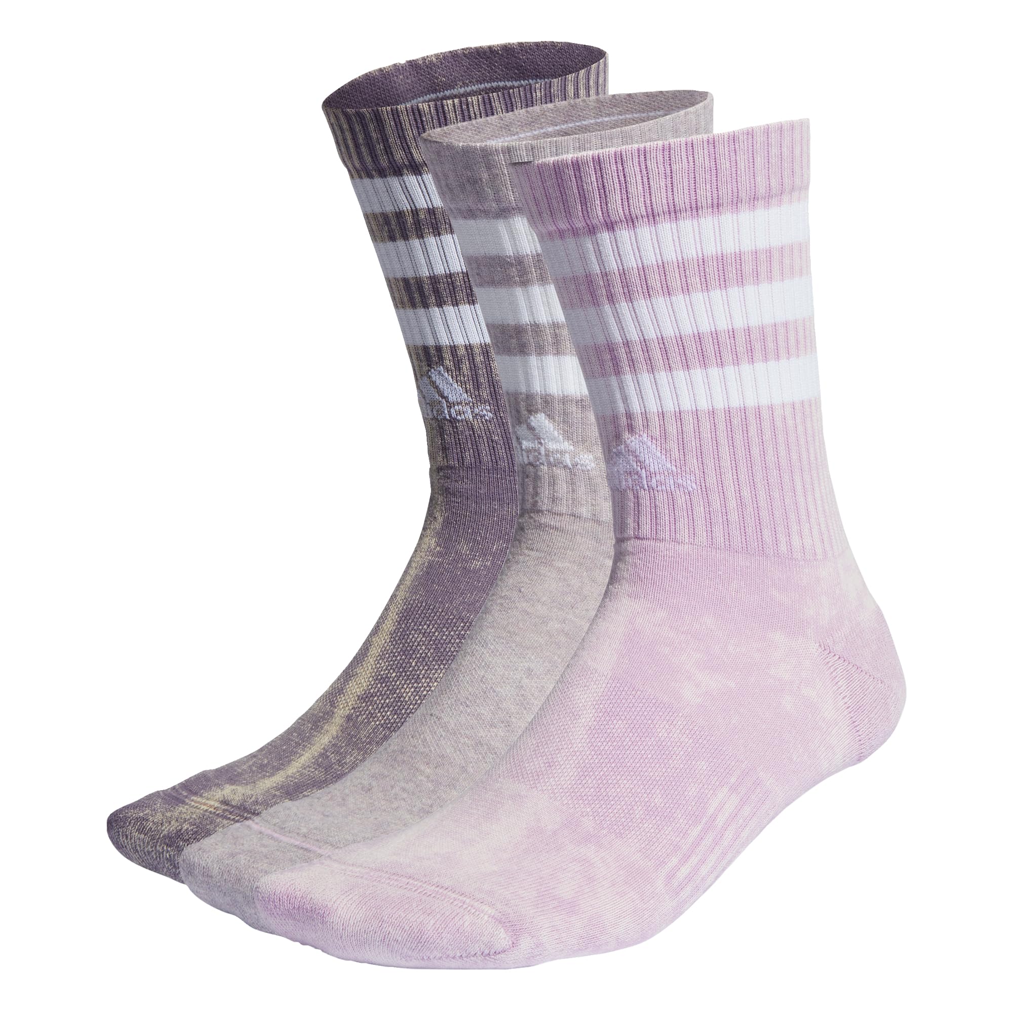 adidas Unisex Adult 3-Stripes Stonewash Crew Socks 3 Pairs