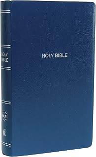 NKJV, Gift and Award Bible, Leather-Look, Blue, Red Letter, Comfort Print: Holy Bible, New King James Version