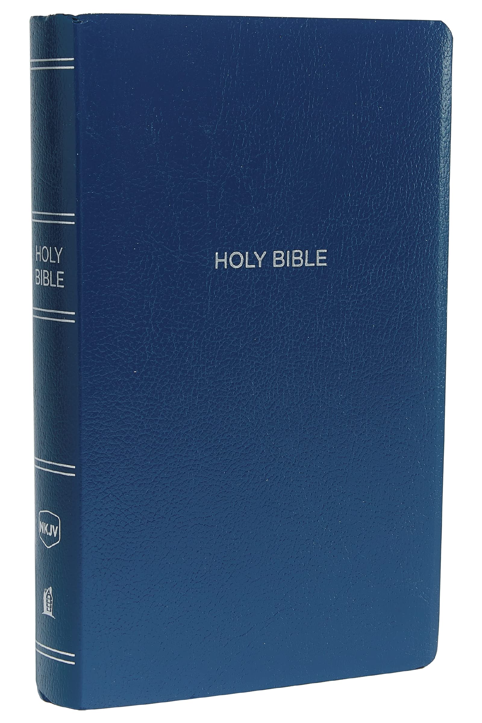 NKJV, Gift and Award Bible, Leather-Look, Blue, Red Letter, Comfort Print: Holy 