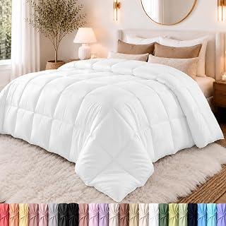 Utopia Bedding Duvet Insert, Comforters Queen Size 88 x 88 Inches, White