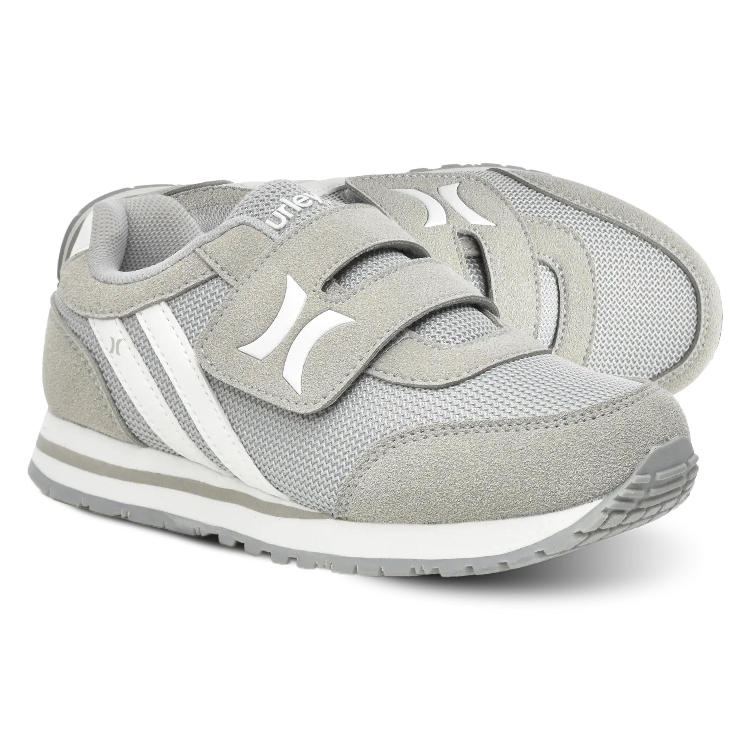 Hurley Knox - Scarpe da ginnastica per bambini con chiusura a gancio e anello pe