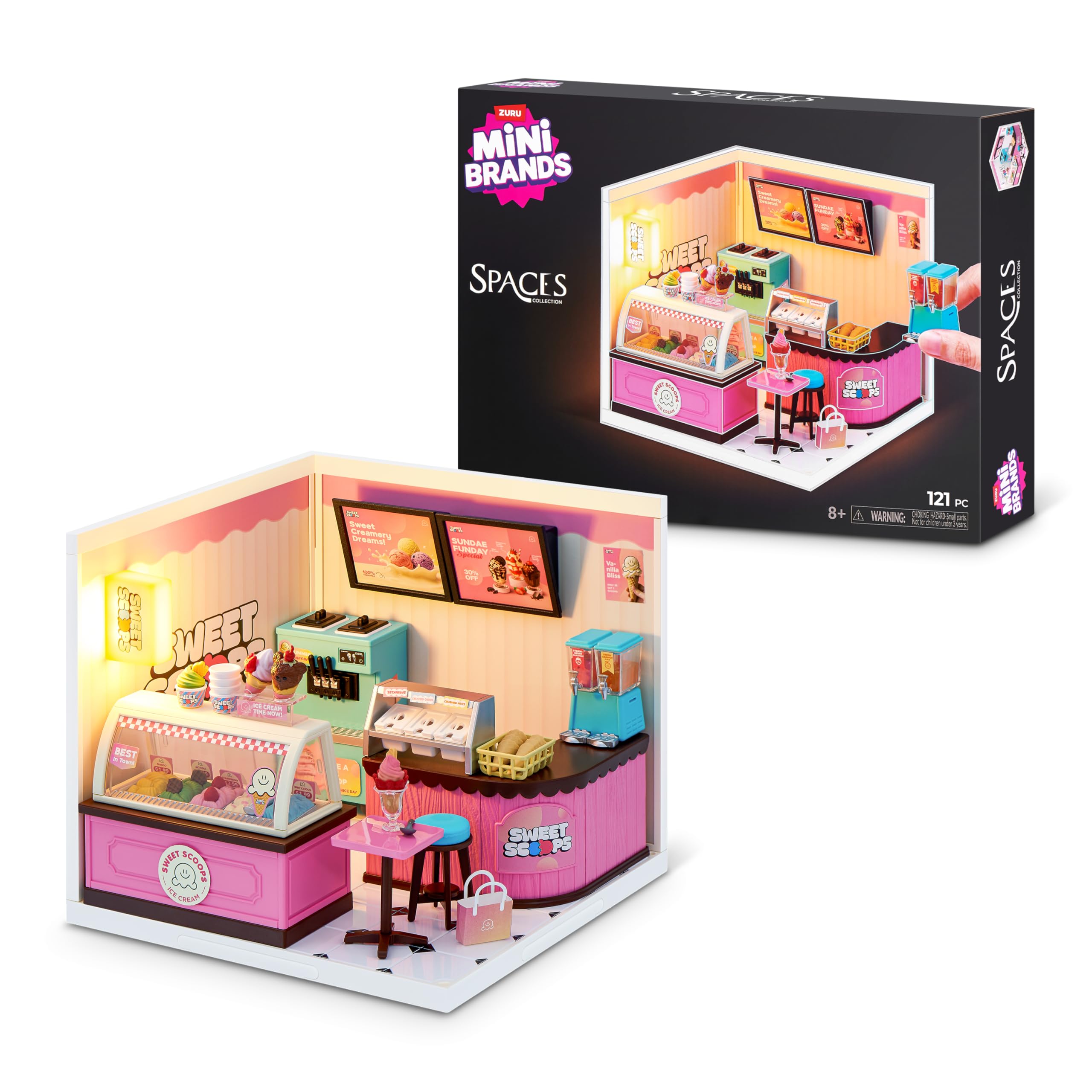 Mini Brands Mini Spaces Sweet Scoop By ZURU | DIY Mini Spaces build & customize 