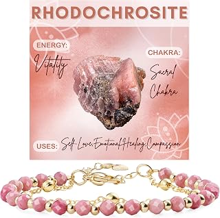 Farfume Crystal Beaded Bracelets for Women 4mm Natural Stone Jewelry Gifts