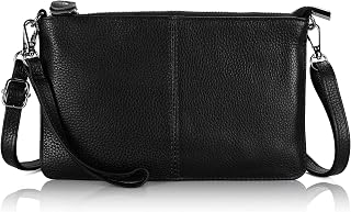 befen 100% Leather, Leather Bag Contains Wrist and Crossbody Strap, Suitable for Festivals, Holidays, Big Phones