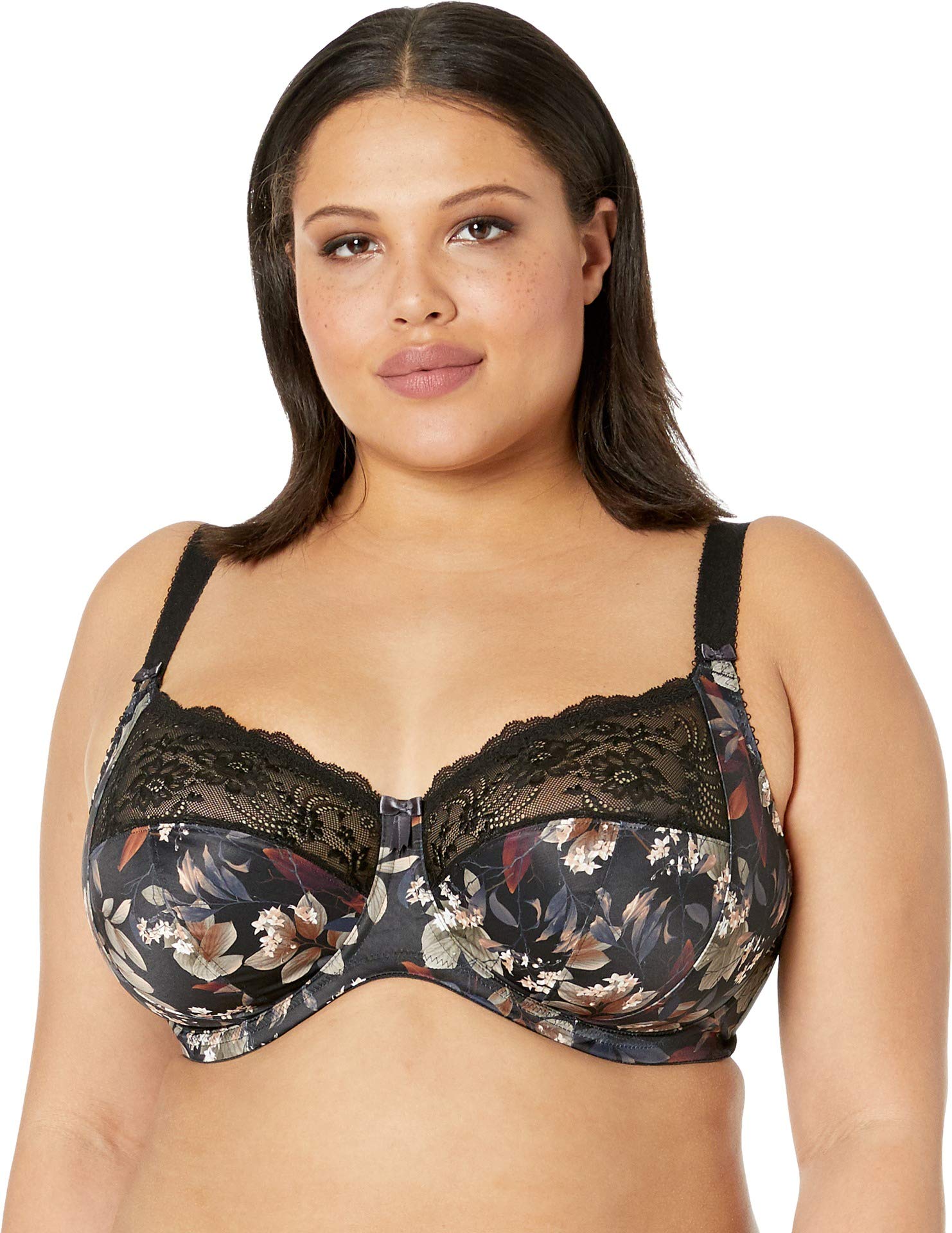Elomi Morgan Women's Underwire Banded Bra with Stretch Lace Bra (Pack of 1)