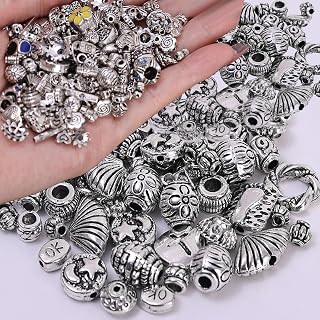 Big Hole Alloy Enamel Charms Pendants Random Color and Styles Fit European Bracelet
