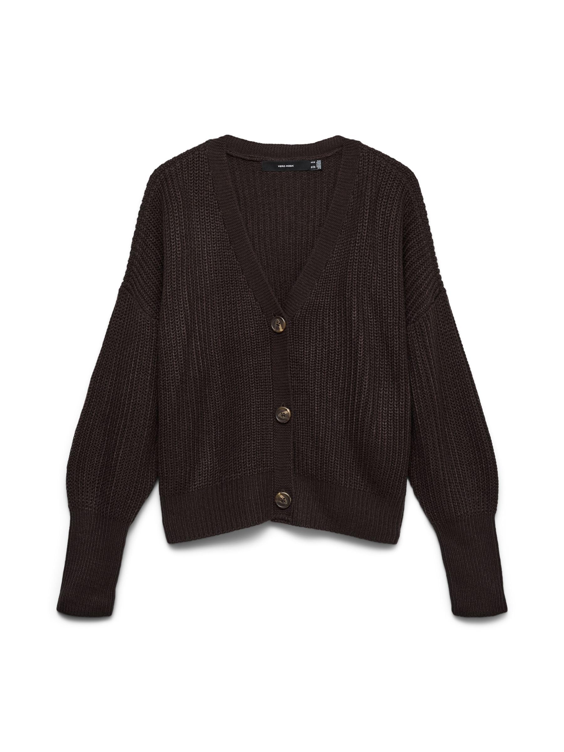 VERO Moda Women's Vmlea Ls V-Neck Cuff Cardigan Noos Cardigan Sweater