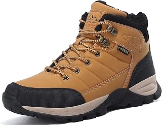ARRIGO BELLO Men's Winter Warm Snow Walking Boots Size 7-12