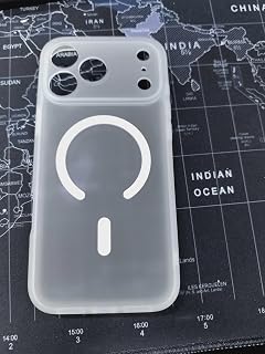 iPhone 17 Pro Max Case, Compatible with MagSafe Military Drop Protection Full Camera Protective Shockproof Slim Translucent Matte Case, 6.9 inch White