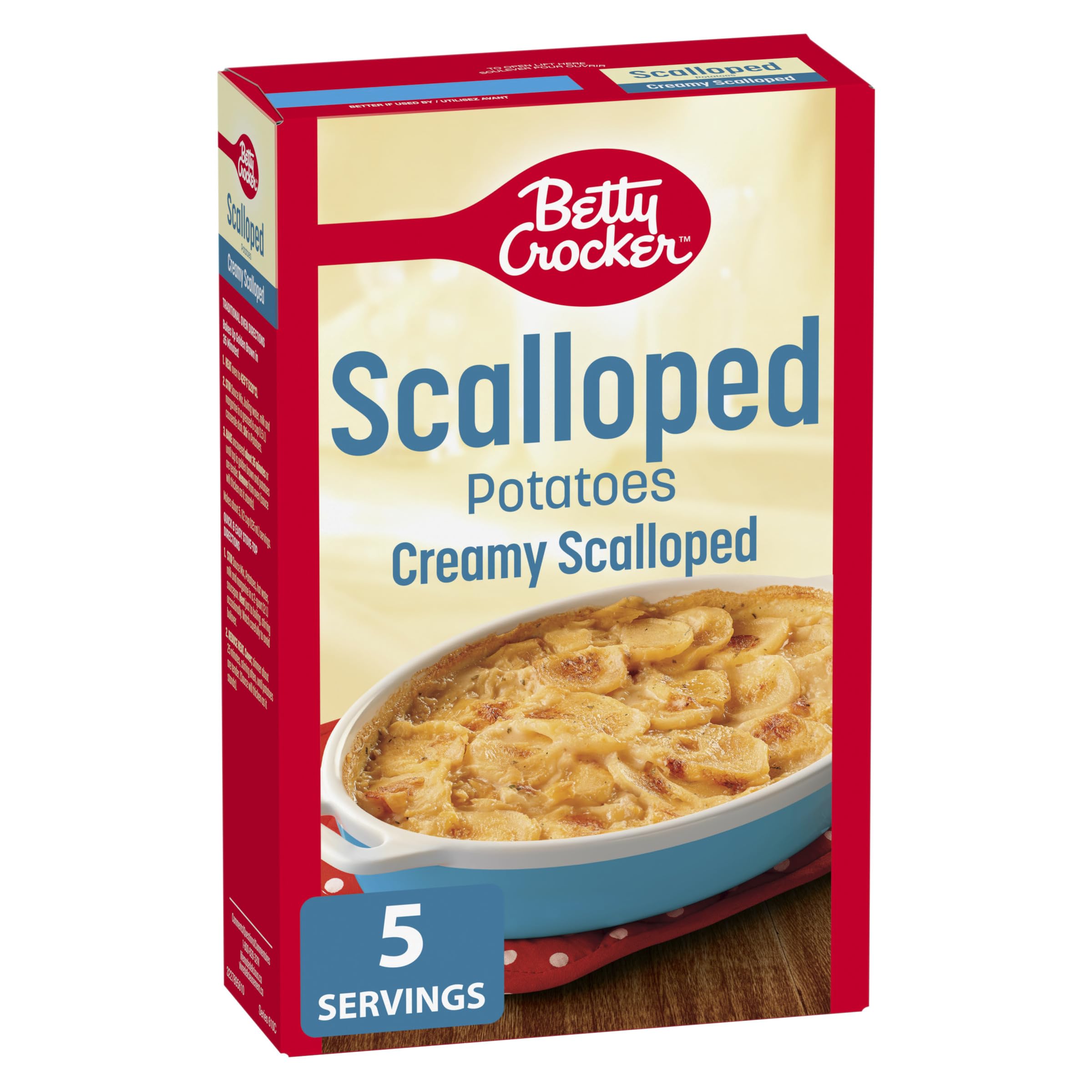 Betty Crocker Creamy Scalloped Potatoes, 141 Grams Package of Scalloped Potatoes