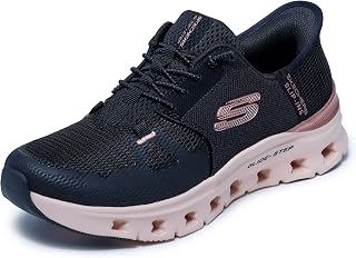 SKECHERS Women's Glide-step Pro-radiant Stride Hands Free Slip-ins Sneaker Boot