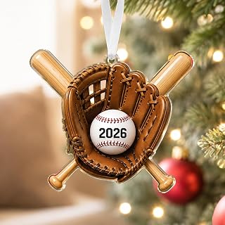 Baseball Christmas Ornaments 2026, Baseball Ornaments Gifts for Sport Lover
