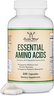 EAA Capsules, BCAAs, All 9 Essential Amino Acids, 225 Ct