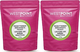 Westpoint Naturals, Debittered Brewer's Yeast, 400g (Pack of 2)