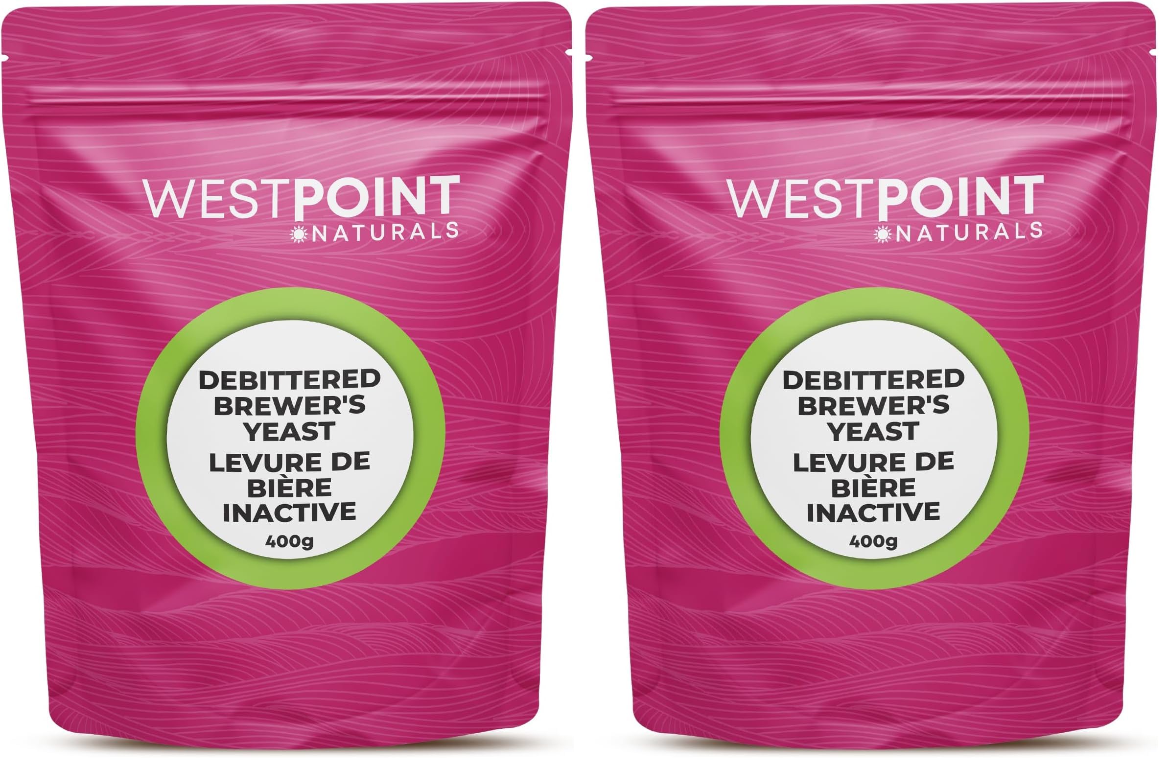 Westpoint Naturals, Debittered Brewer's Yeast, 400g (Pack of 2)