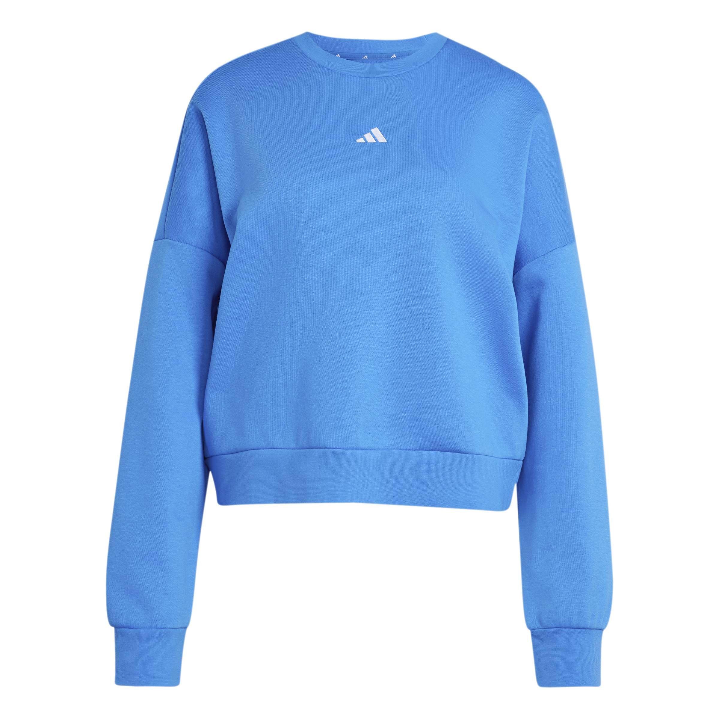 Adidas Women's Essentials Small Logo Feel Cozy Relaxed Fit Sweatshirt