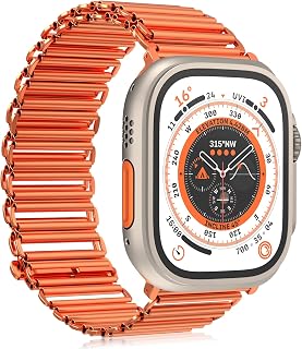 Stainless Steel Strap Apple Watch 38mm 40mm 41mm 42mm 44mm 45mm 46mm 49mm Women Girls, Dressy Bracelet Replacement Wristband Metal Watch Strap for Apple Watch SE, iWatch Series 10 9 8 7 6 5 4 3 2 1