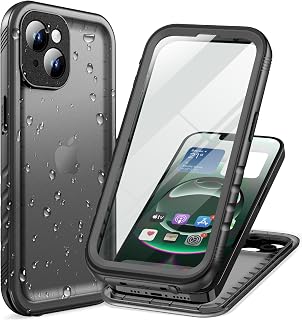 Cozycase Waterproof Case for iPhone 15 with Shockproof Screen Protector