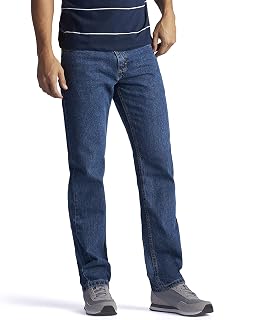 Lee - Mens Jeans - Regular Straight Fit - Legendary - Double Black