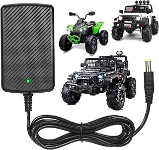 24V Charger for Kids Ride On Car Toys 24 Volt Battery Charger Wrangler SUV Kid Trax Dynacraft Toy Car Jeep ATV Quad Disney Electric Ride-On Charger 24V Battery Charger