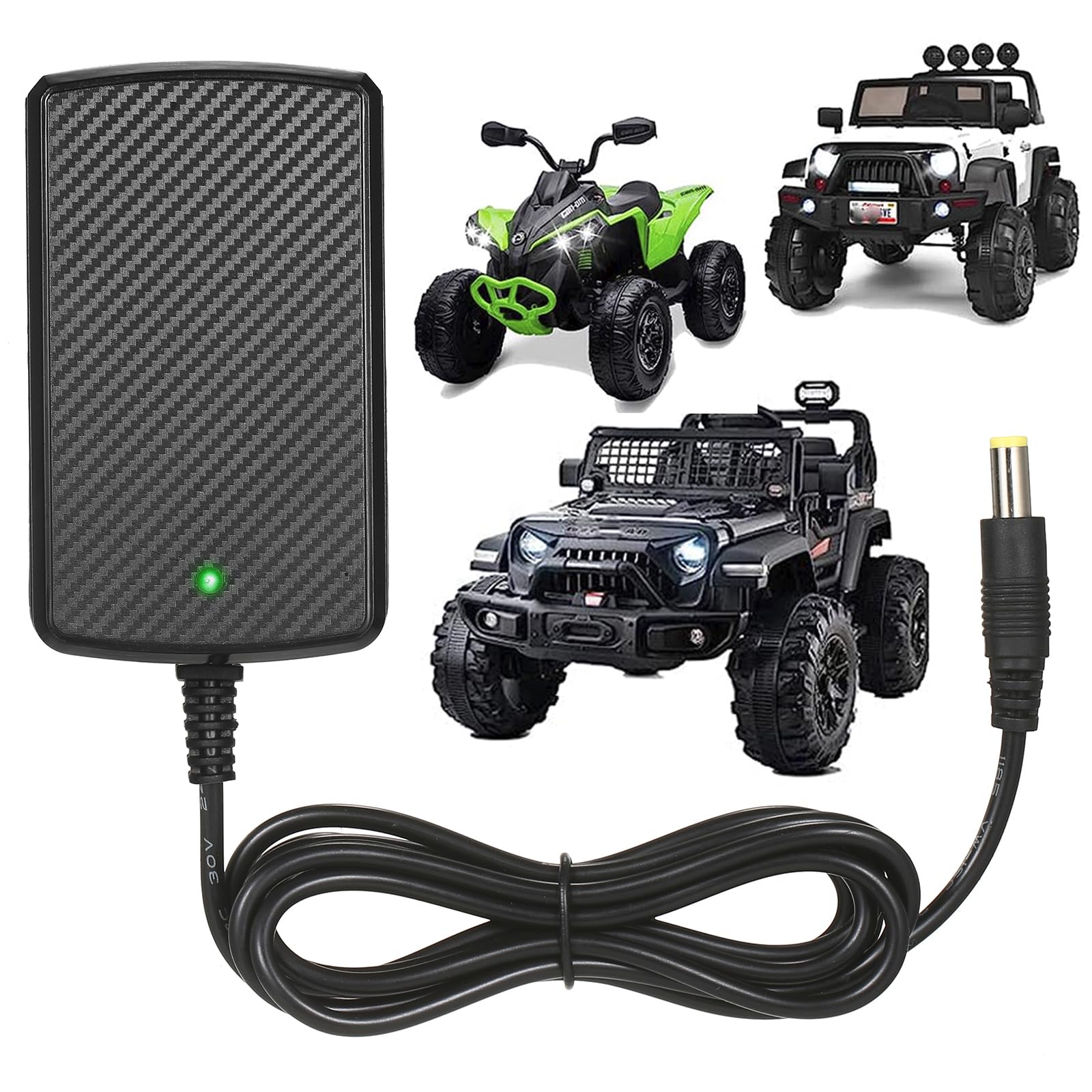 24V Charger for Kids Ride On Car Toys 24 Volt Battery Charger Wrangler SUV Kid T