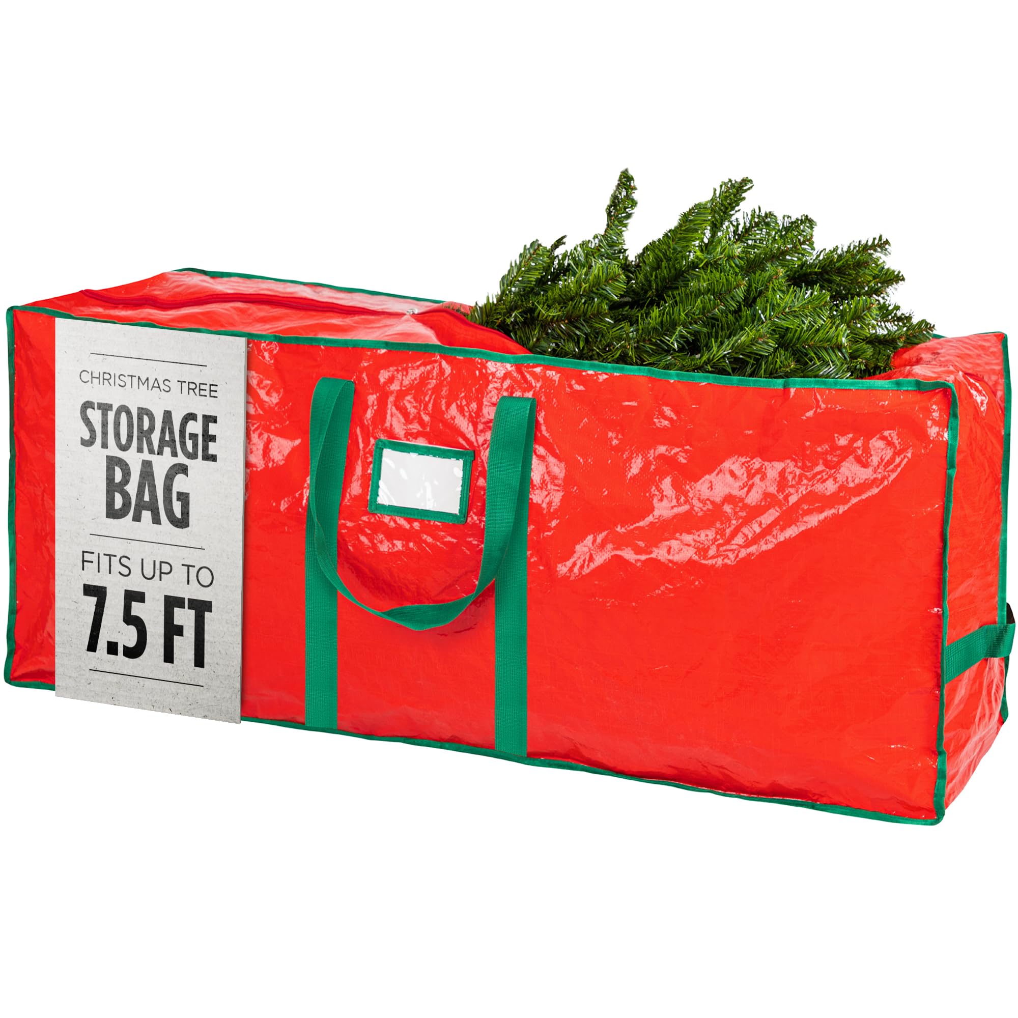 Christmas Tree Storage Bag - Stores 7.5 Foot Artificial Xmas Holiday Tree, Durab
