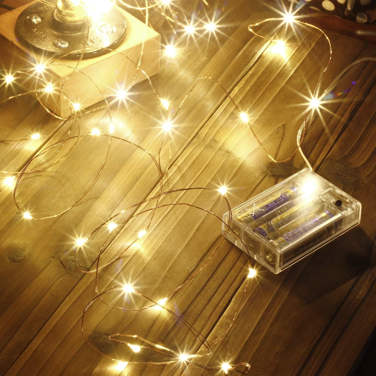 Makion 10M Led Battery Powered Fairy String Lights 100 LEDs for Decoration | Dec